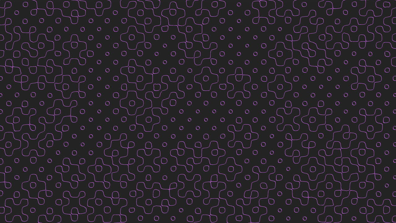 A contemporary and abstract black and purple geometric pattern featuring small circles interconnected by lines, forming a grid of triangles, design for wallpaper or web backgrounds