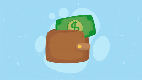 brieftasche mit geld