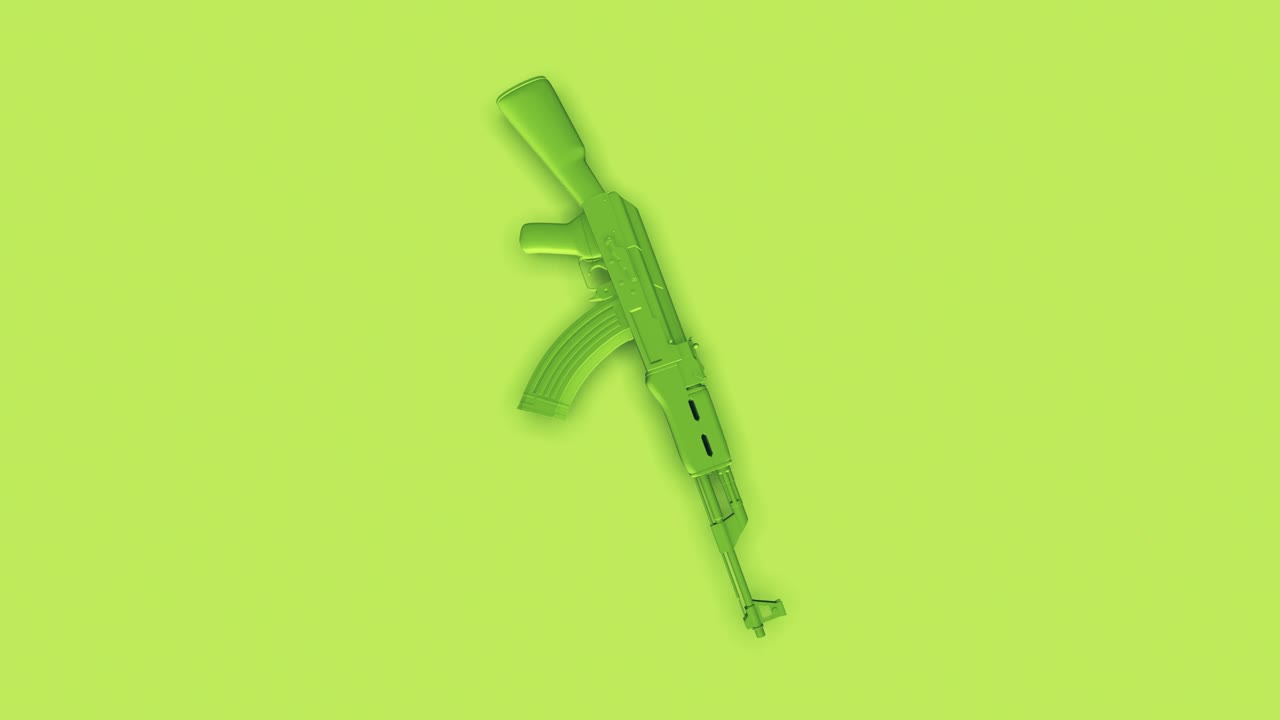 Machine Gun Background 4K