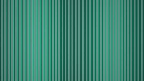 vertical lines create a wave plane. green reigns supreme as the background for a business presentation. soft texture. looped 3d animation of rendering balls. with the effect of blinds