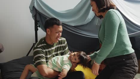 Daughter-running-to-her-father-for-giving-a-hug