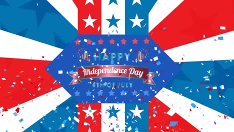 Animation-of-4th-of-july-independence-day-text-over-red,-white-and-blue-of-united-states-of-america
