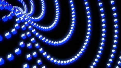 patrón geométrico brillante en 3d abstracto