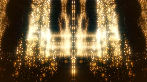 gold particles background loop