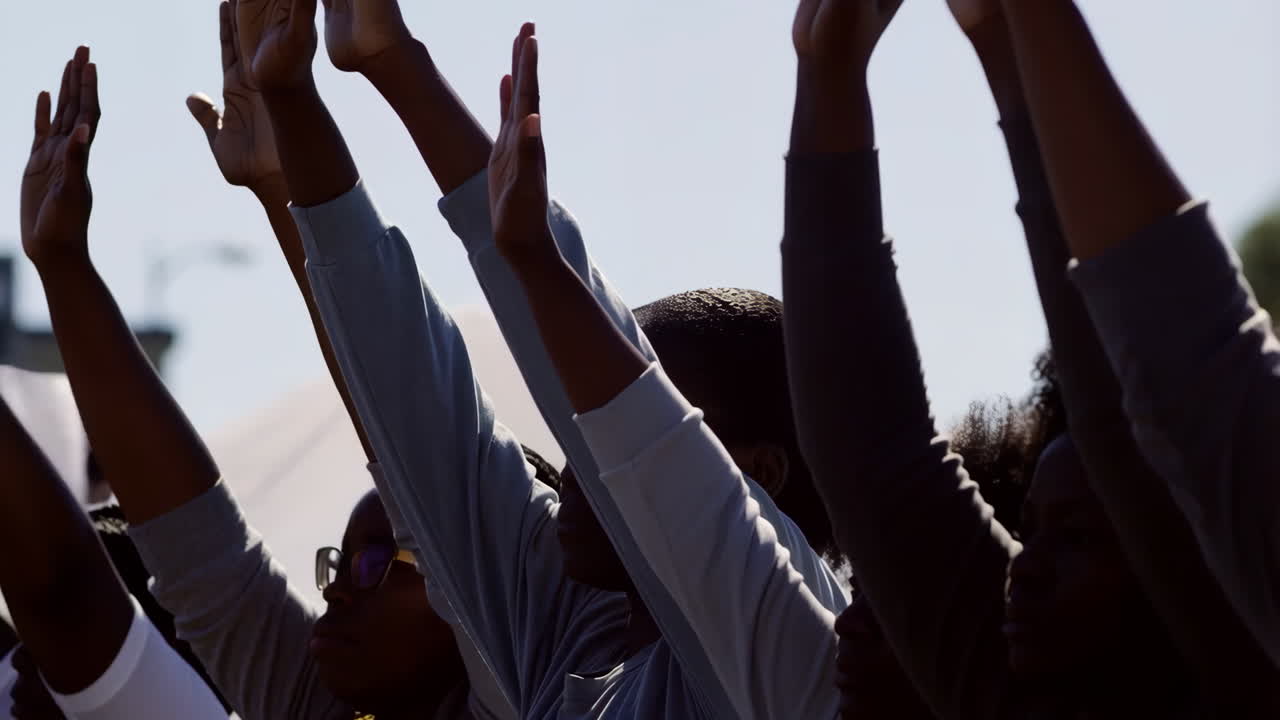 Group of People Protesting