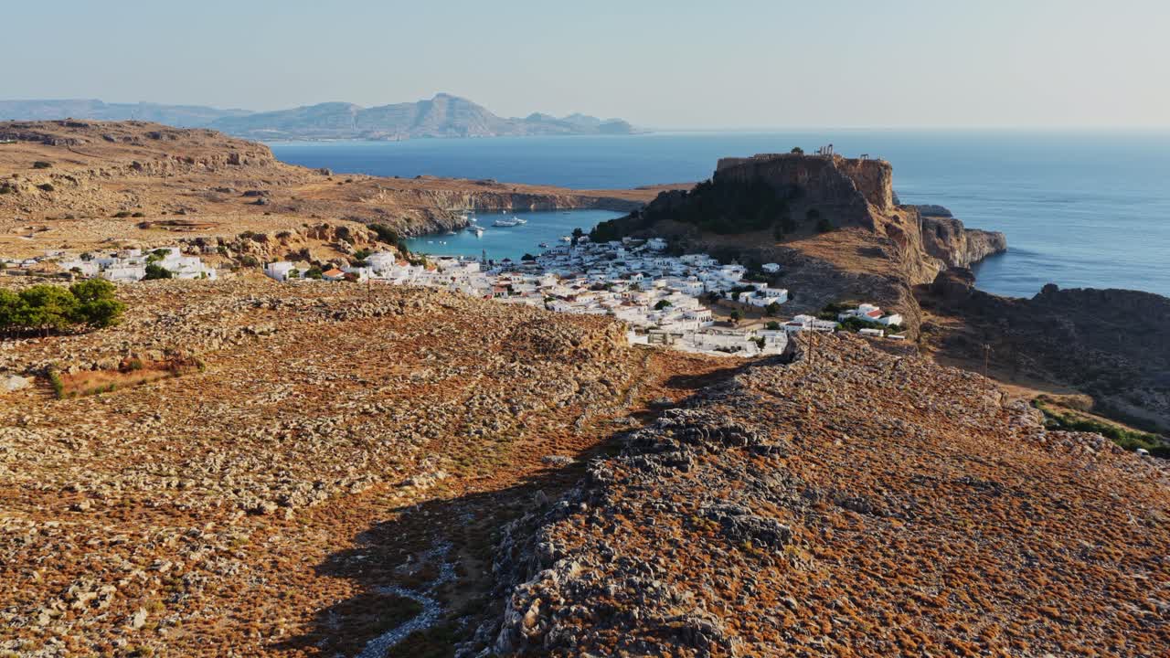 Lindos Village on Rhodes Island, Greece