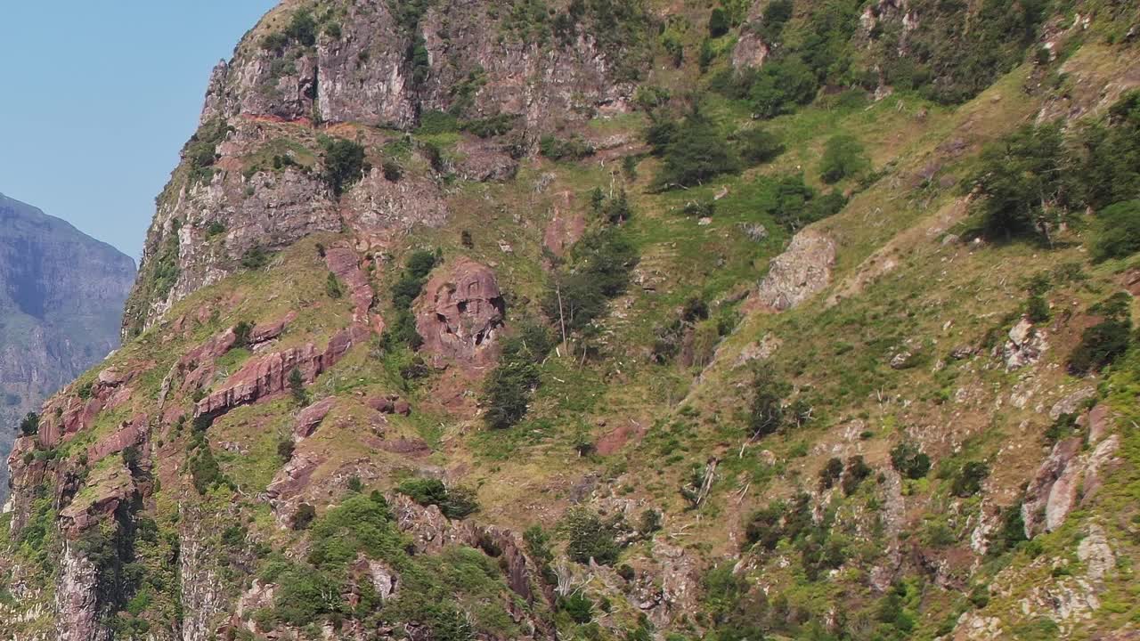 Stunning aerial view of Madeira's rugged cliffs and lush greenery