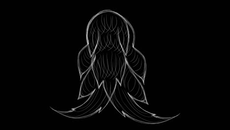 simple doodle wings