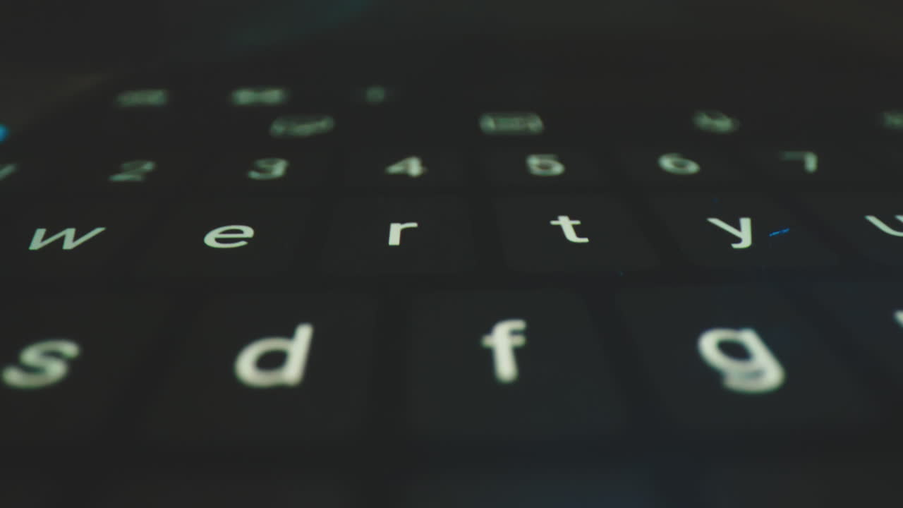Close-up of a keyboard