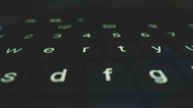 Close-up of a keyboard
