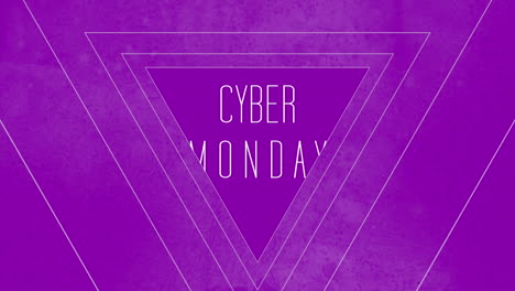 Cyber-Monday-with-neon-triangles-pattern-on-purple-gradient