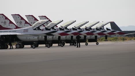 military jets prepare to fly