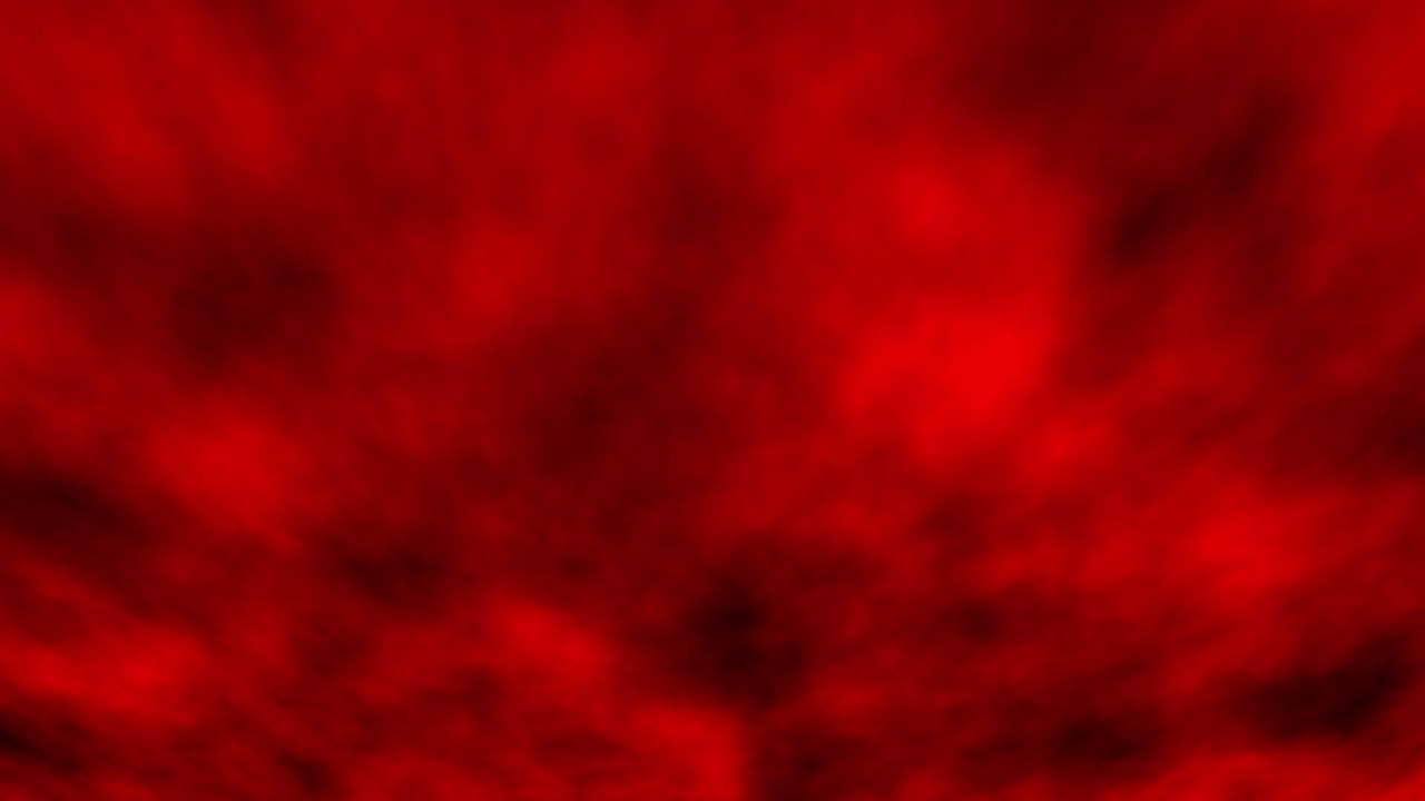 animación de nubes en movimiento rápido en el cielo rojo