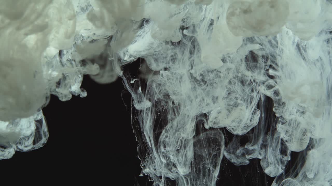 Jellyfish-Like Forms Billowing in Water Vat