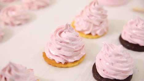 pink marshmallow cookies