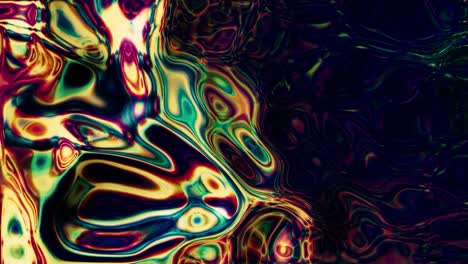 abstracto pintura acrílica de colores tintas movimiento, concepto de arte y bellas artes. movimiento. llamaradas de luz en sustancia psicodélica líquida, bucle sin costuras