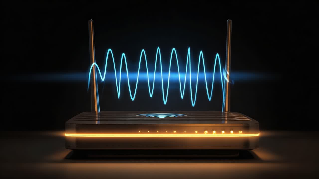 Innovative Wireless Router: Unraveling the Future of Connectivity with Radiating Signals and Enhanced Network Performance for Seamless Online Experiences and Smart Home Integration