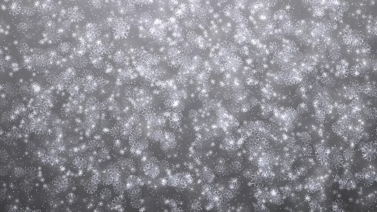 Sfondo natalizio con neve e stelle scintillanti. Sfondo di luci natalizie con particelle bokeh