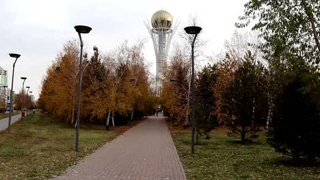 beautiful park in astana