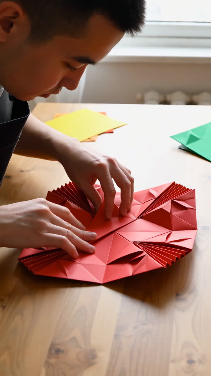 Origami paper folding