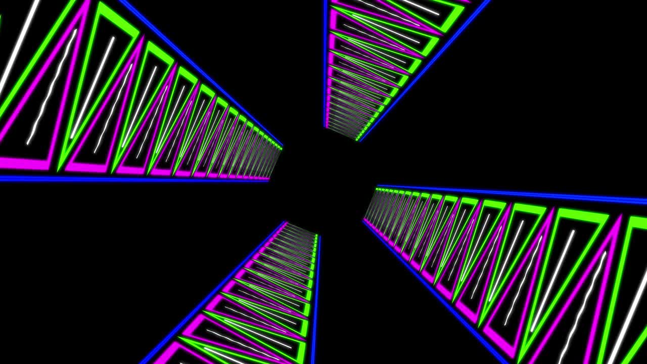 el progreso del túnel cibernético animación gráficos de movimiento