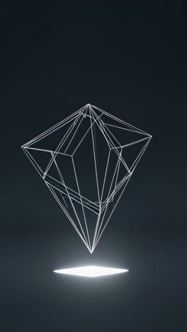 abstract geometric diamond