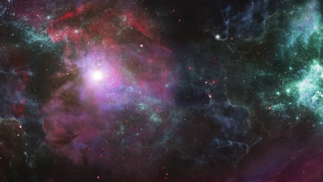 gas nebular de 4k en el espacio profundo