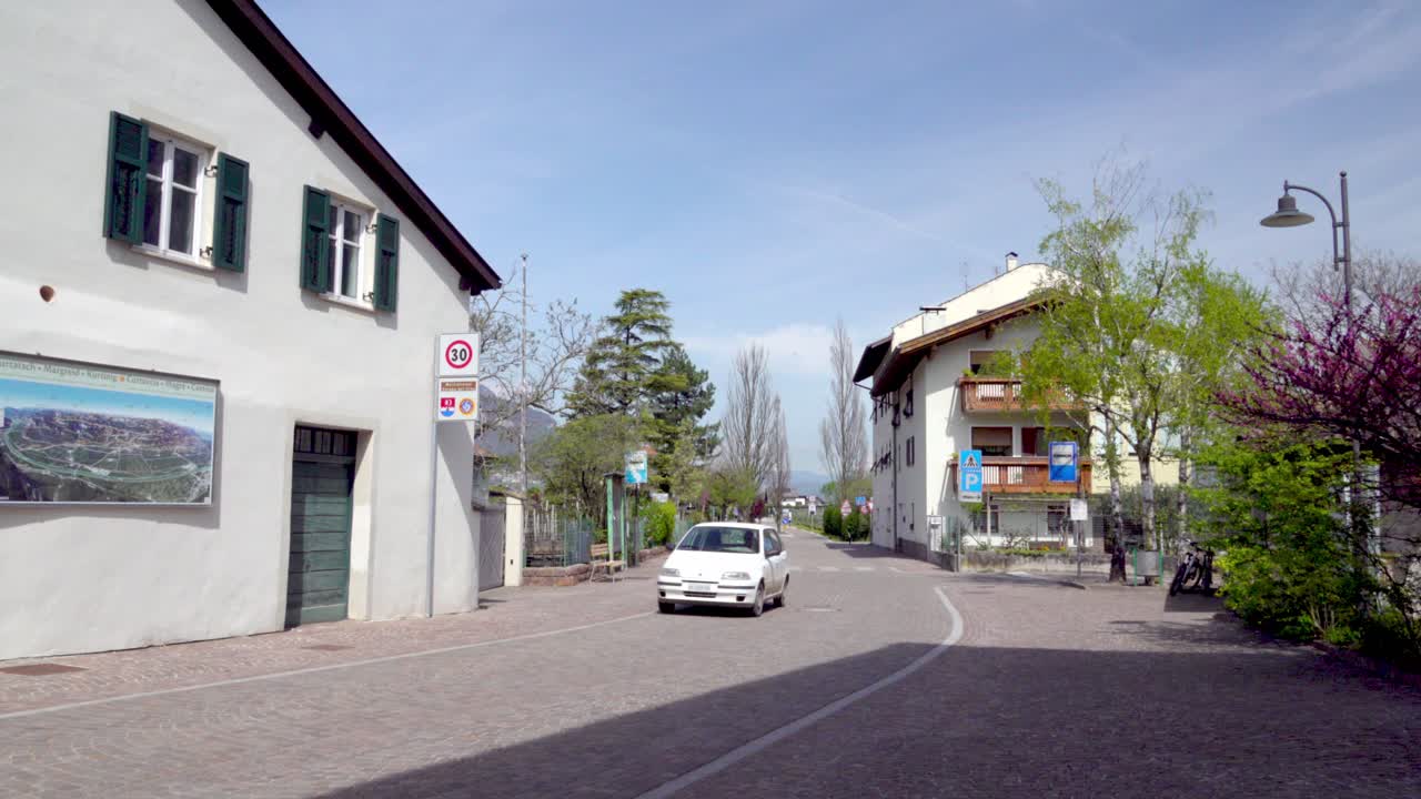 Quiet Village Street Scene