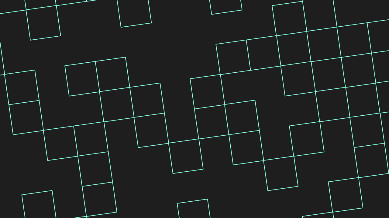 행에 있는 단색 녹색 블록 패턴