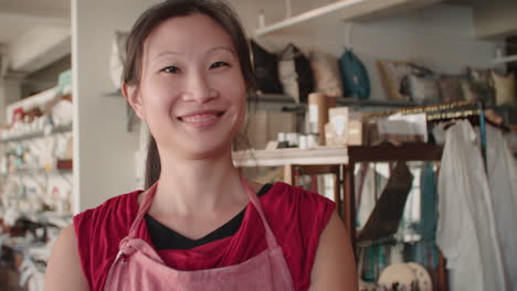 portrait of female owner of gift store shot on r3d