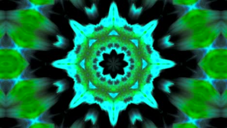 movimiento de fondo de kaleidoscopio abstractamente colorido
