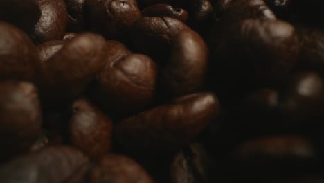 Super-macro-up-close-video-of-a-pile-of-roasted-coffee-beans