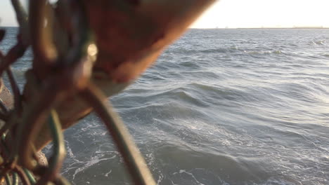 Ocean-waves-with-foreground-fence