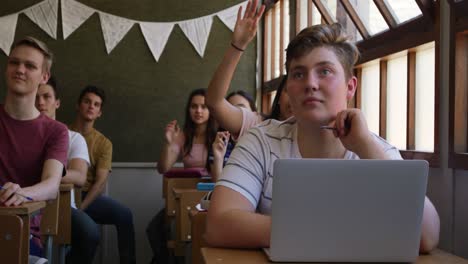 Teenagers-in-a-school-classroom