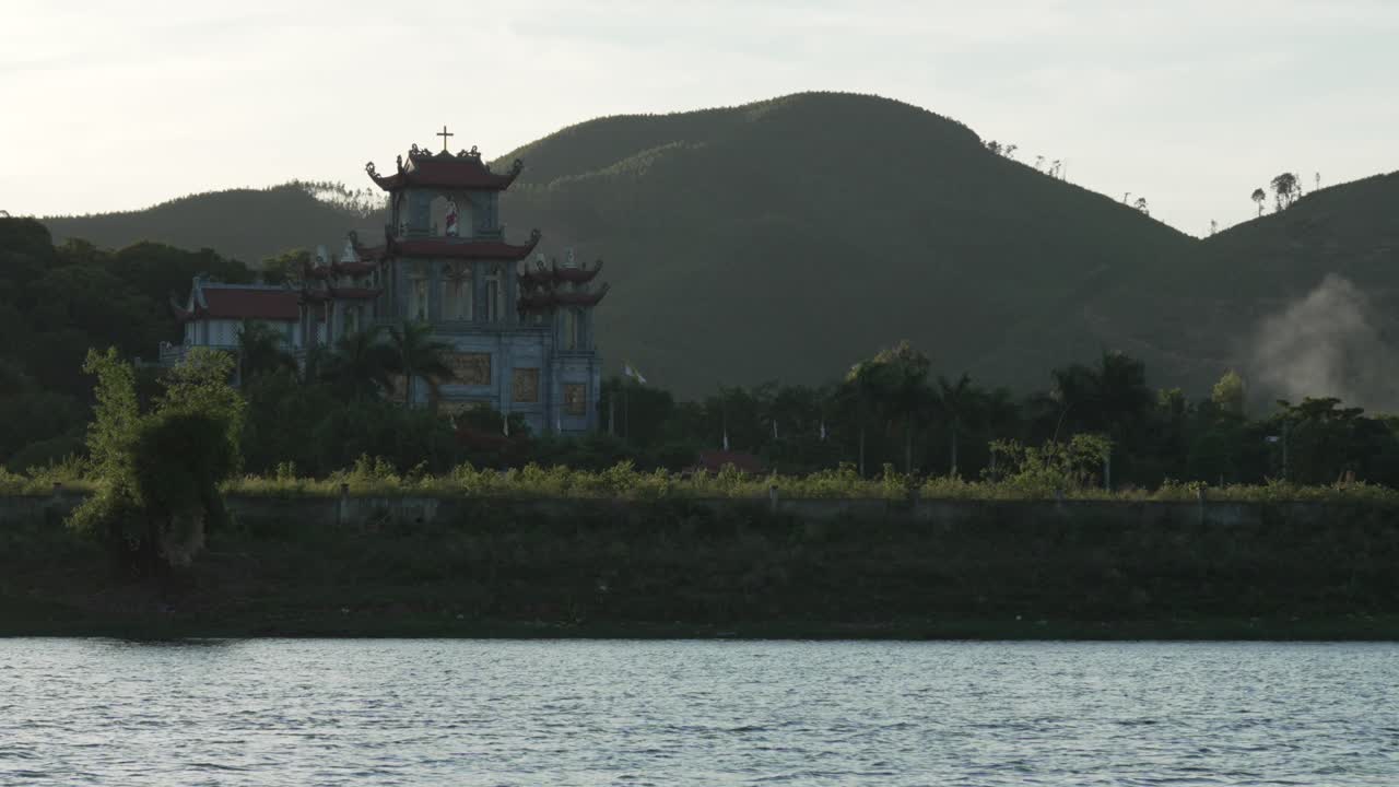 Family grave site shrine in Vietnam Quang Binh province Chinese influence Southeast Asia