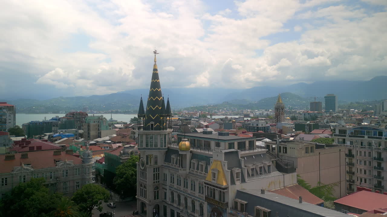 Aerial view of Batumi city, Georgia