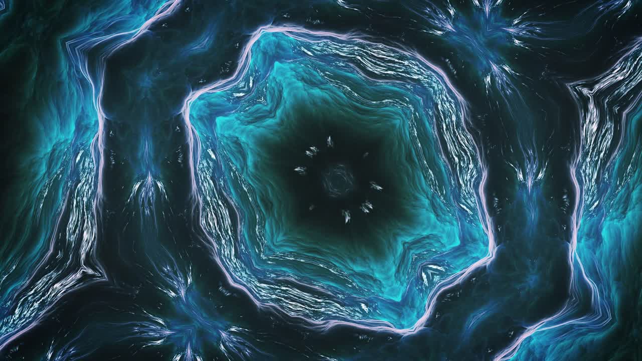 imagen fractal de líneas que forman un movimiento de vórtice