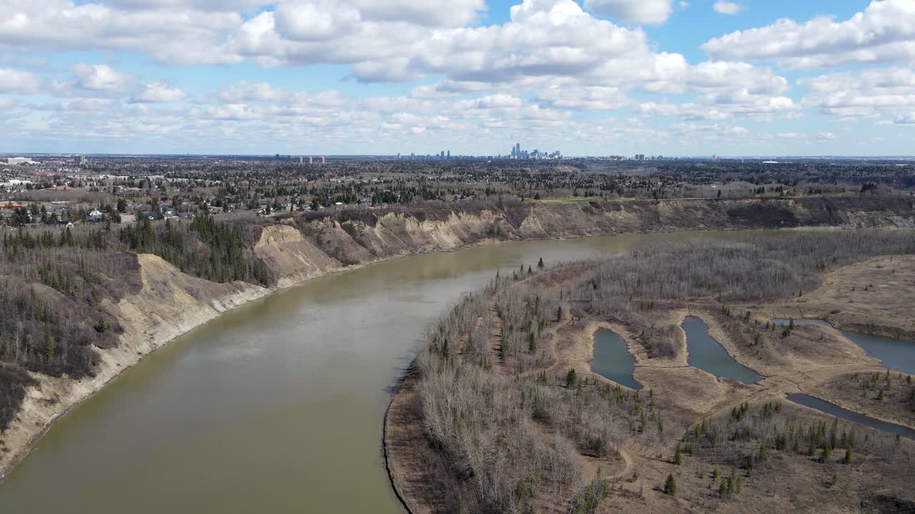 río saskatchewan del norte en edmonton alberta