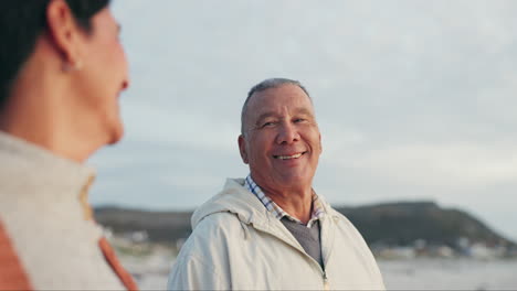 old couple, happiness and retirement together