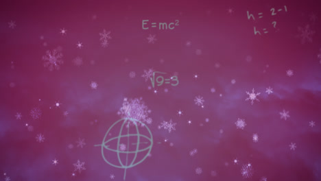 Animación-De-Estrellas-Navideñas-Cayendo-Sobre-Ecuaciones-Matemáticas.