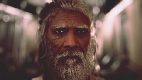 Portrait-of-senior-Indian-man