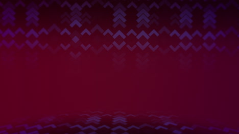 red gradient geometric pattern with zigzag
