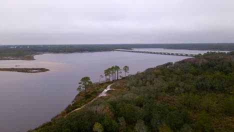 flying over a residential area in 30a, florida-6