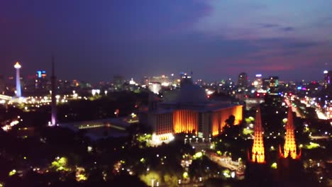 jakarta cathedral church and istiqlal mosque