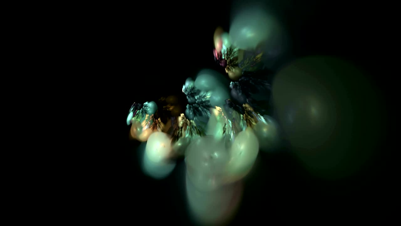 fondo de movimiento de bucle abstracto de galaxias coloridas