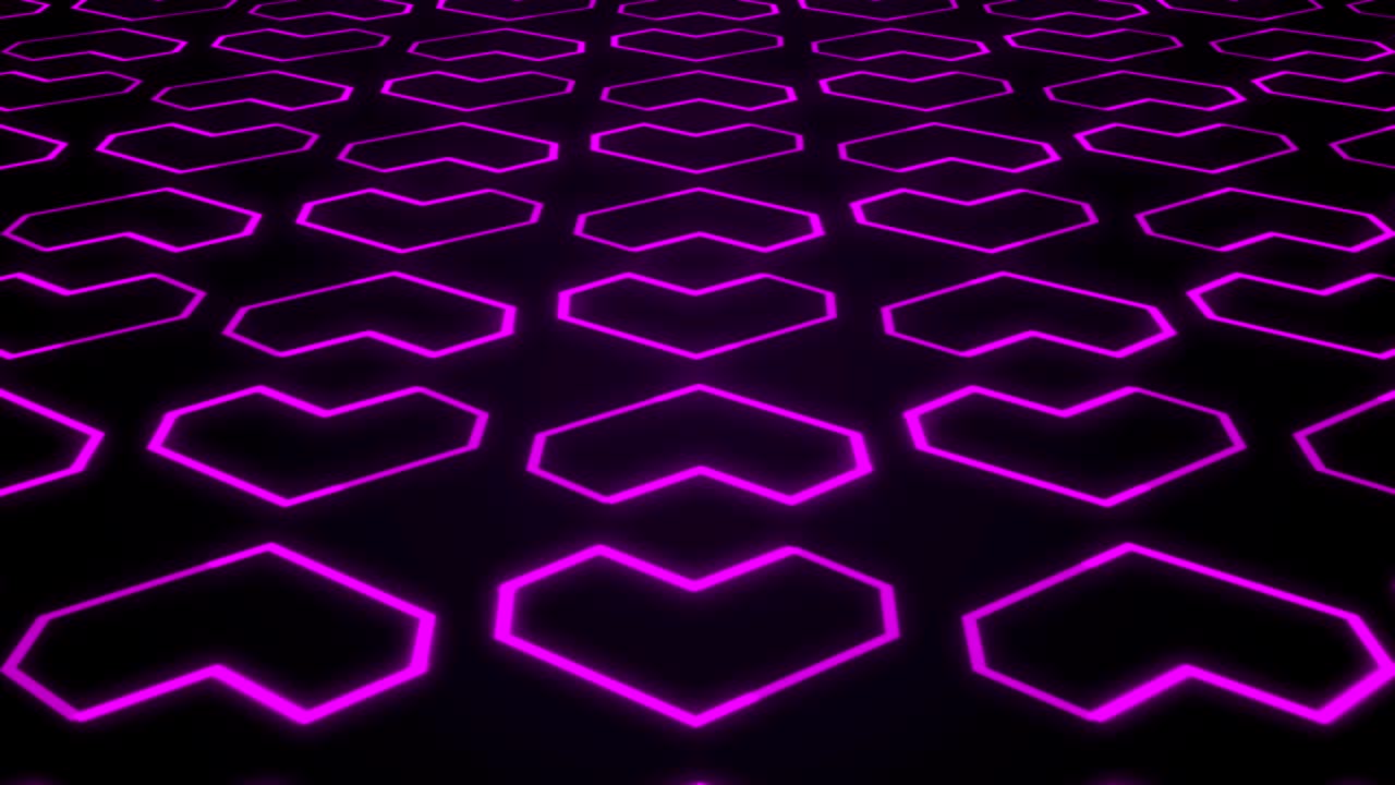 los fondos del corazón gráficos en movimiento con formas y partículas animadas del día de san valentín.