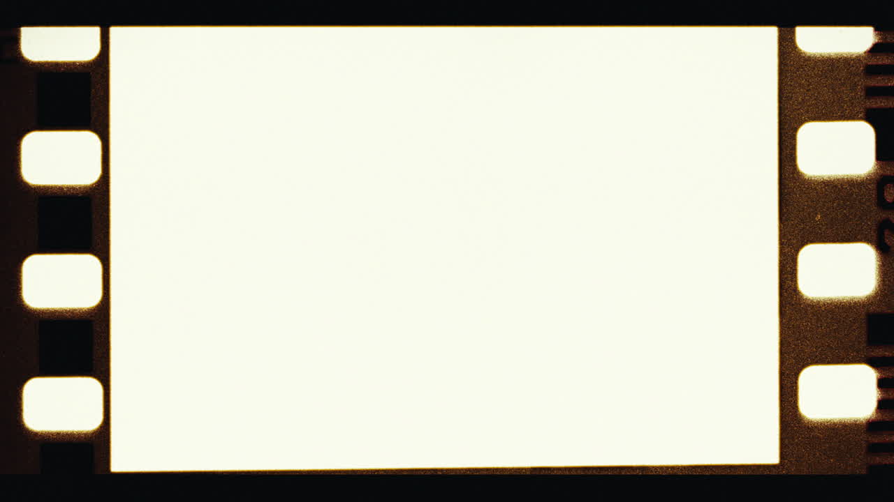 marco de película en blanco