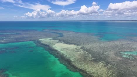 parque marino de recife de fora en el puerto seguro de bahía, brasil