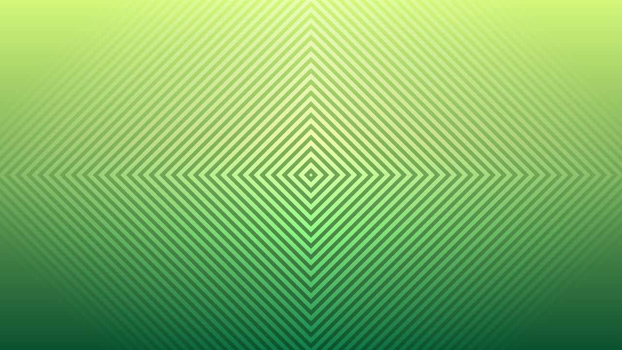 animación gráfica de movimiento línea polígono simétrico espejo fondo bucle patrón diseño color efecto digital visual ilusión óptica verde pastel 4k