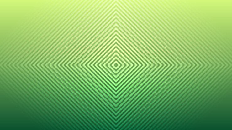 Motion graphics animation polygon line symmetrical mirror background loop pattern design colour visual digital effect optical illusion green pastel 4K